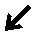 diagonal DOWN and LEFT