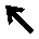 diagonal UP and LEFT